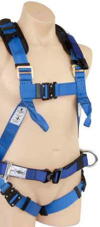 Full Body Harness Waist Belt D-Rings Lower Chest Loops Quick Release Buckles SBE4KQR
