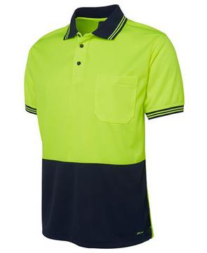 Hi Vis Short Sleeve Traditional Polo-Select Colour
