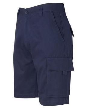 Mercerised Work Cargo Shorts Select Colour