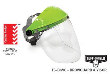 Tuff Shield Browguard & Clear Visor Combo