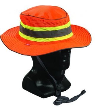 Hi-Vis Full Brim Safari Hat Orange