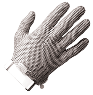 Protec Chain Mesh Glove with Button Closure