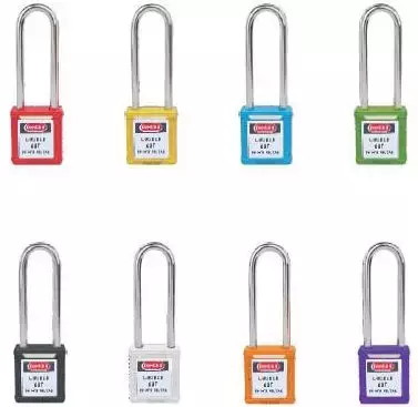 Safety Padlock 76mm Long Shackle KEYED DIFFERENTLY