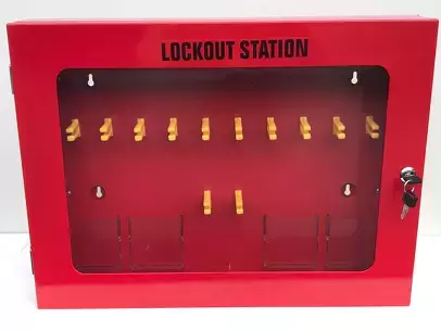 Steel Case Lockout Station Only