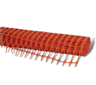 Fencing Barrier Mesh Orange 50 Metre Roll