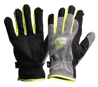 Gloves PRO-FIT RIGGAMATE Silver Synthetic Leather
