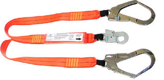 Shock Absorbing Webbing Lanyards - Height safety