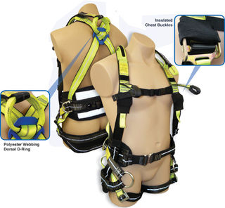 Full Body Tower and Live Wire Electrical Work Harness