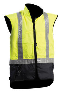 Vest Stamina Contrast Yellow Navy