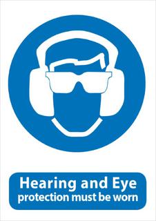 Hearing & Eye Protection 340x240mm