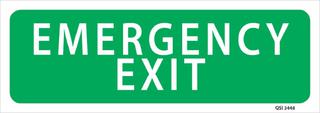 Emergency Exit 340x120mm