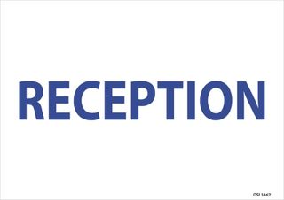 Reception (Blue) 450x120mm