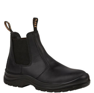JB's Elastic Sided Safety Boot Black