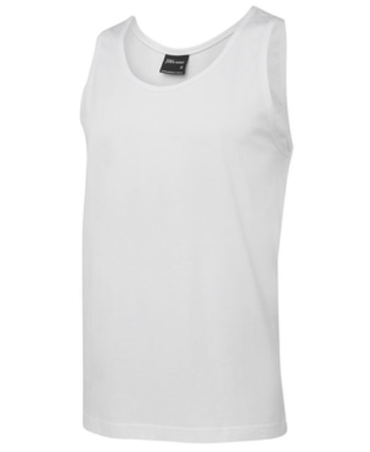JB's 100% Cotton Singlet White