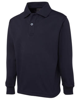 Long Sleeve Podium Poly Polo - Select Colour