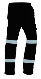 TWZ RIPSTOP 210gsm 100% Cotton Tape Trouser Black