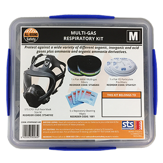 STS CF01 Full Face Mask Multi-Gas Respiratory Kit
