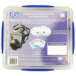 STS CF01 Full Face Hazardous Particulate Respirator Kit 