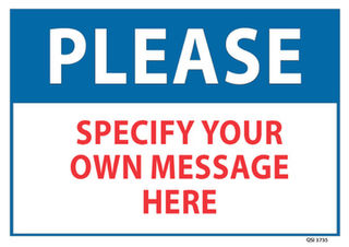 Custom Please Sign