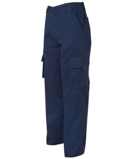 Mercerised Multi Pocket Pant Navy