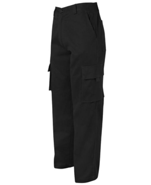 Mercerised Multi Pocket Pant Black