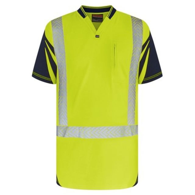 Polo Day Night Quick-Dry Cotton Backed Yellow