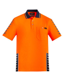 Mens Komodo Polo Orange Navy