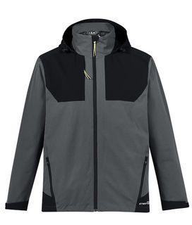 Unisex Streetworx Stretch Waterproof Jacket Charcoal Black