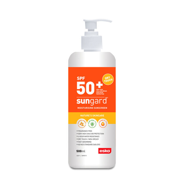 Esko SunGard SPF50+ Sunscreen, 500ml Pump Bottle