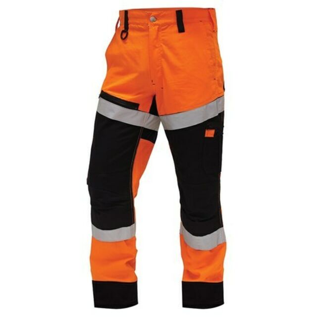 Trousers RipStop Cotton Taped Orange Black