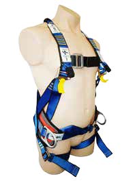 Full Body Harness Padded Waist Belt D-Rings Confined Space Loops Restraint Points SBE5RIG