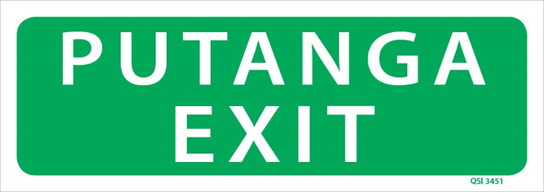 Putanga-Exit 340x240mm