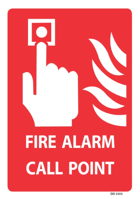 Fire Alarm Call Point 340x240mm