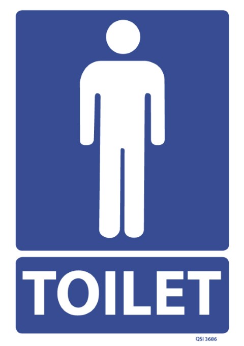 Male Toilet 240 x 240 mm