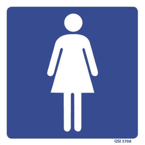 Women Toilet 180 x 180mm