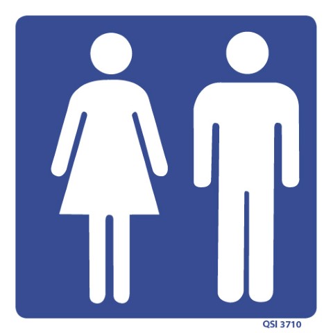 Woman/Man Toilets 182 x 180mm
