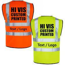Custom Printed Safety Vests