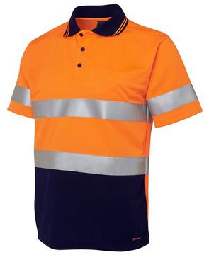 Hi Vis S/S (D+N) Traditional Polo-Select Colour