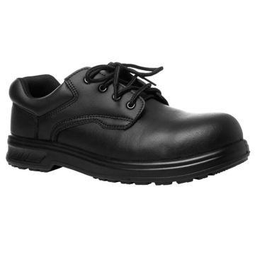 black steel cap shoes