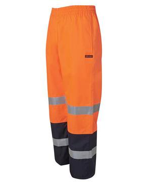 Hi Vis (D+N) Premium Rain Pant Orange Navy