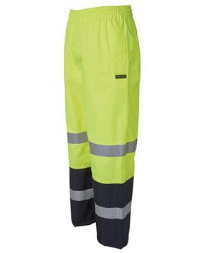 Hi Vis D/N Premium Rain Pant Yellow Navy