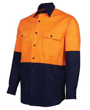 Hi Vis L/S  Shirt - Select Colour