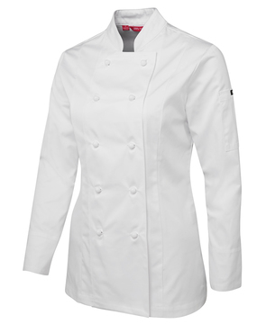 Ladies Long Sleeve Chef's Jacket - Select Colour