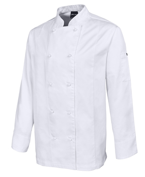 JB's Long Sleeve Vented Chefs Jacket White