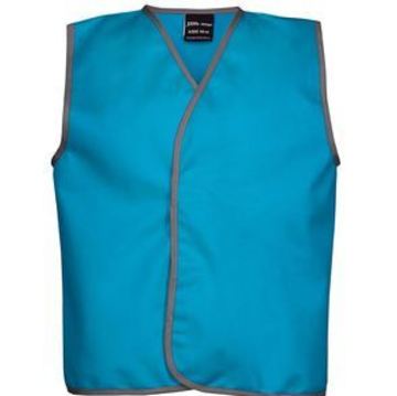 Kids Coloured Tricot Vest Aqua