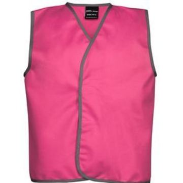 Kids Coloured Tricot Vest Pink