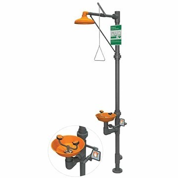Safety Station with Eye/Face Wash – All PVC Construction