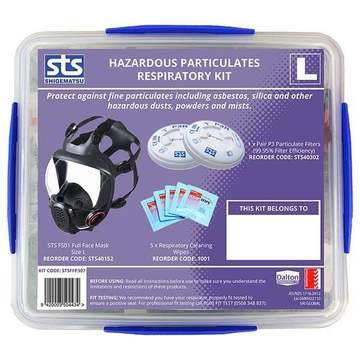 STS FS01 Full Face Respirator- Hazardous Particulates Starter Kit Large
