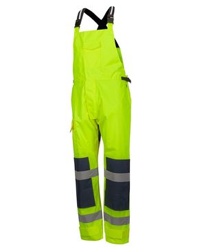 Waterproof Bib & Brace Lime Navy