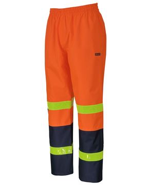 Hi Vis Rain Pants Orange Navy